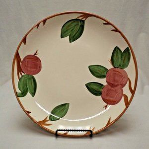 Franciscan Earthenware Hand Painted Apple 12" Chop Plate / Round Platter England